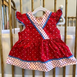 Red Polka Dot Baby Dress